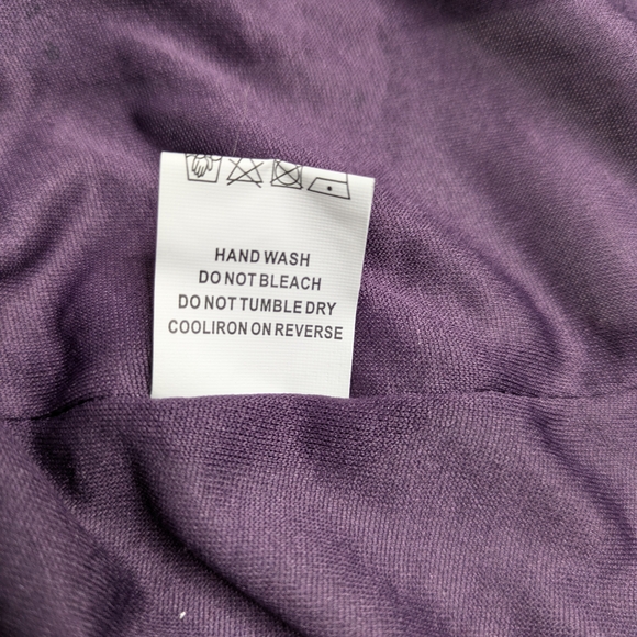 Elegant Purple Sequin Dress - Picture 8 of 10